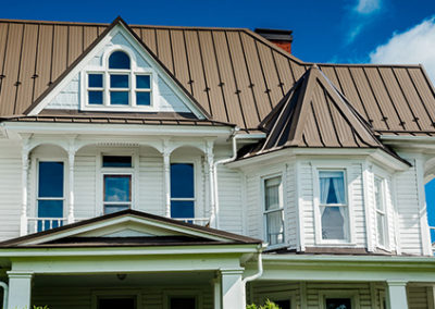Roanoke, VA home with new metal roofing